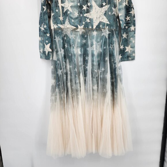 ORIGAMI Victorian Lace Star Print Cardigan Duster S-XXL NWT - Picture 12 of 16